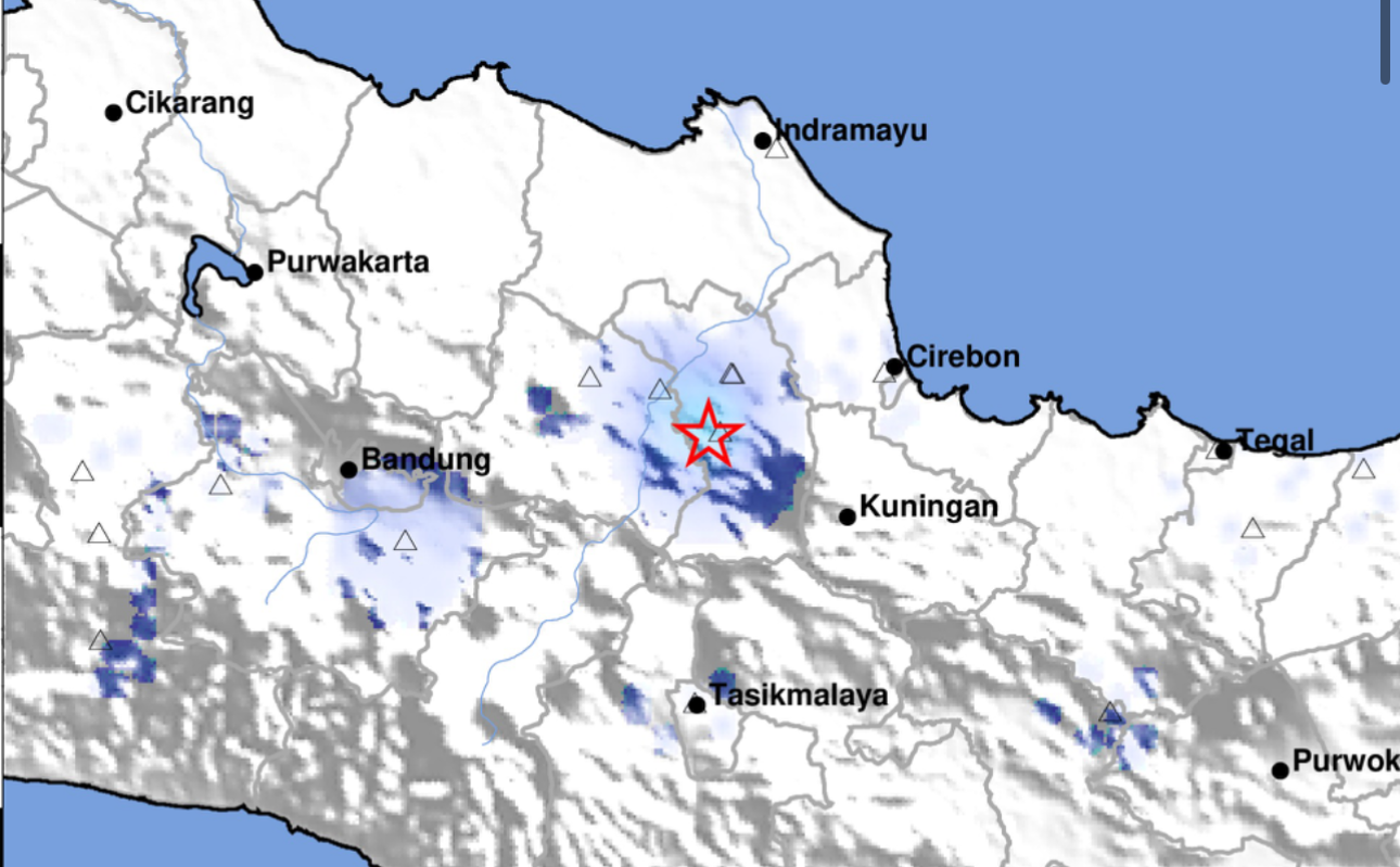 Gempa Hari Ini 9 November 2025 di Majalengka, Masuk Kategori Dangkal
