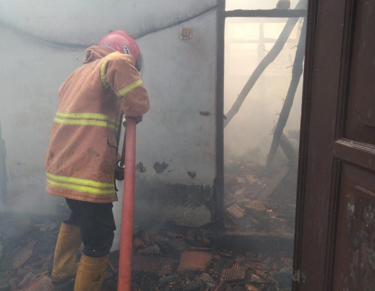 Kembali Terjadi, Rumah Warga Sinarancang Mundu Ludes Terbakar, Penyebab Belum Diketahui