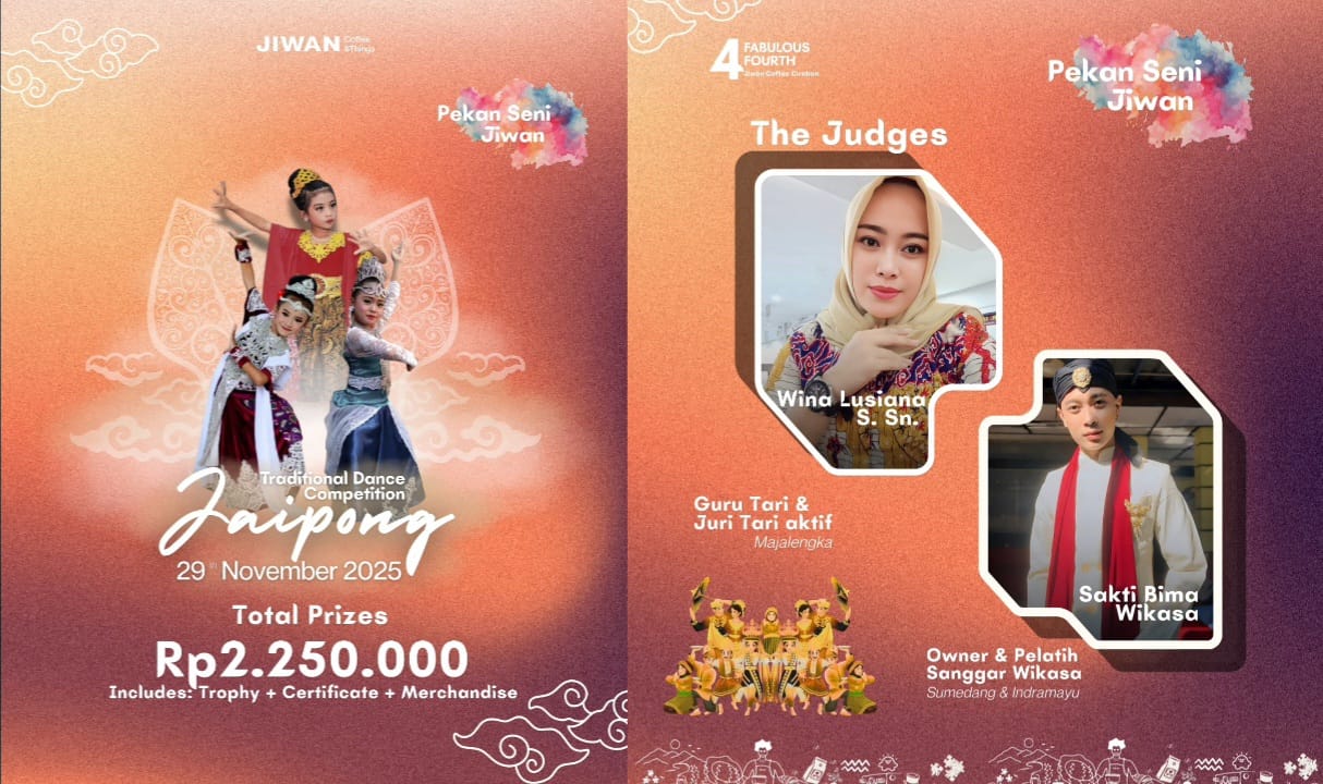 Pekan Seni Jiwan 2025: Lomba Tari Jaipong dengan Hadiah Jutaan Rupiah Siap, Begini Cara Daftarnya!