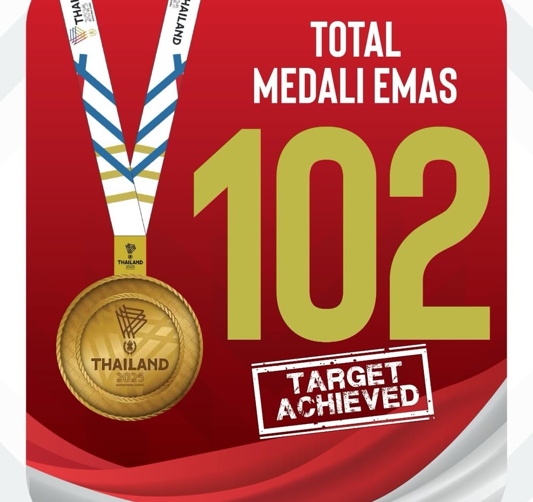Tembus 101 Emas! Kontingen Indonesia Lampaui Target di ASEAN Para Games 2025 Thailand