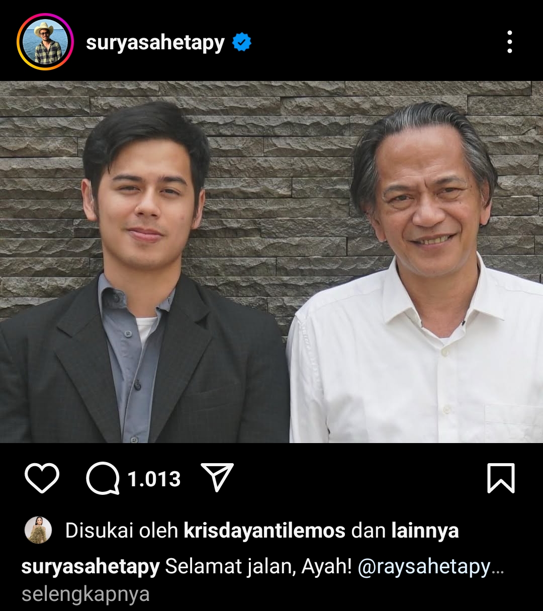 Innalilahi Wa Innailaihi Rojiun! Aktor Senior Tanah Air Ray Sahetapy Meninggal Dunia