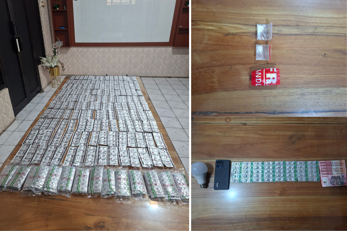 Polresta Cirebon Tangkap 4 Pengedar Obat Keras Terbatas di Cirebon, Ribuan Pil Disita