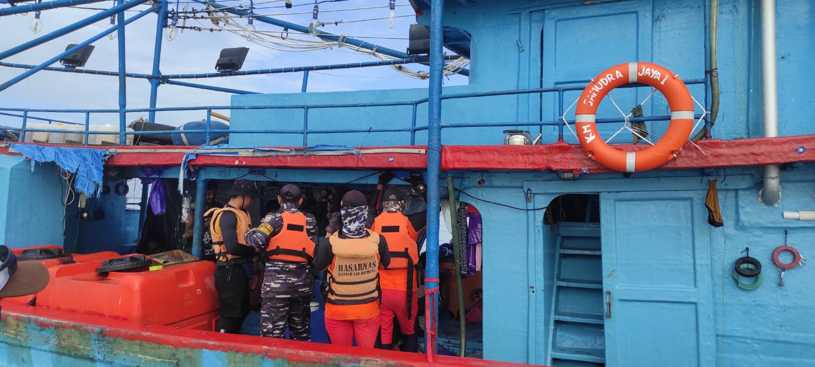 Seorang ABK KM Samudra Hilang di Perairan Patimban, Subang, Tim Rescue Pos SAR Cirebon Lakukan Pencarian