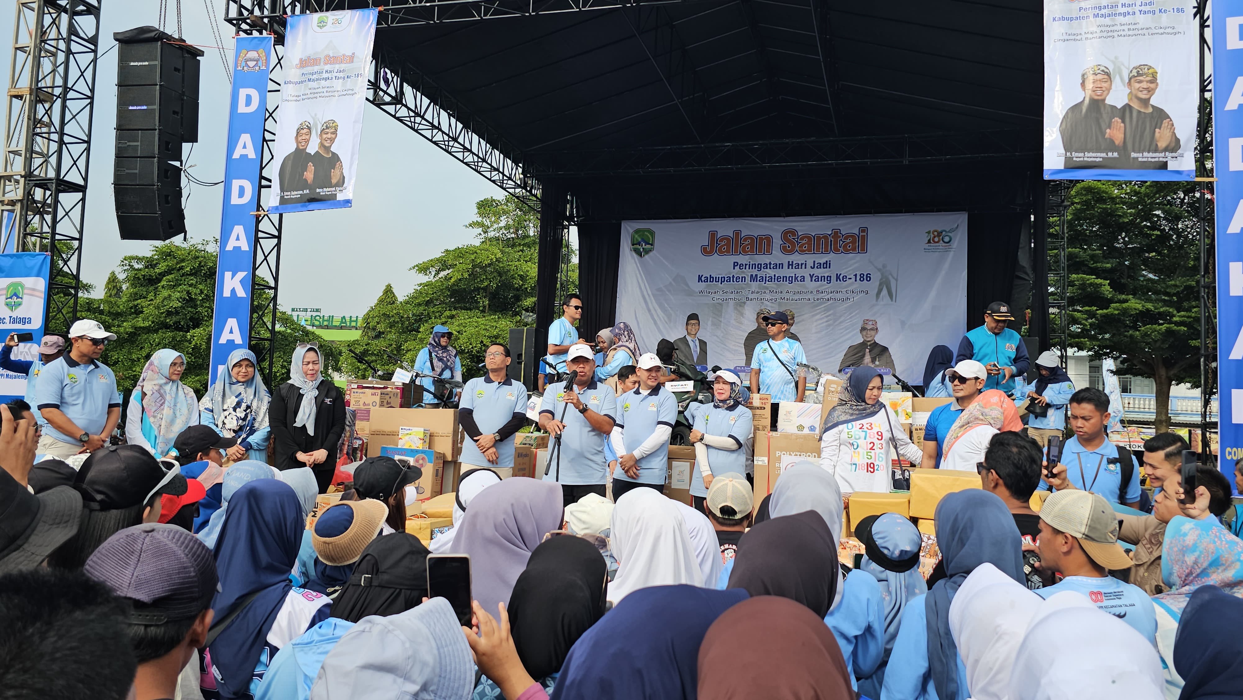Talaga Meriahkan Hari Jadi Majalengka ke-186 dengan Jalan Santai dan Khitanan Massal