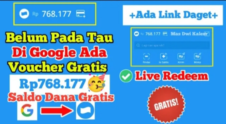 SELAMAT! Kamu Berhak Dapat Saldo DANA Gratis dari Google Rp768.277, Cek di Sini Buat Klaim ke E-wallet!