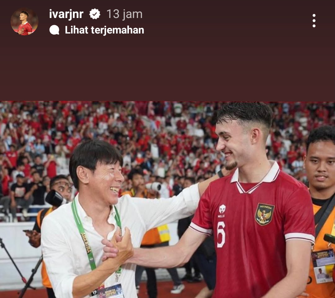 Shin Tae-yong Dipecat PSSI, Ivar Jenner Kenang Debut Saat Timnas Indonesia Lawan Argentina