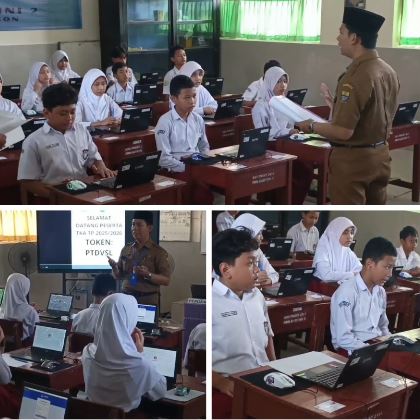Hari Pertama TKA SD di Cirebon Serba Digital, Siswa Ujian Pakai Laptop dan Token Khusus