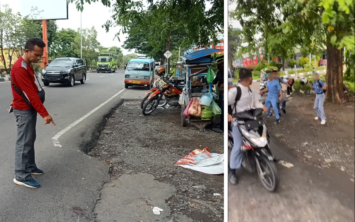 Pelajar SMK Diserang di Jalan By Pass Cirebon, Satu Orang Terluka Dilarikan ke RS Ciremai