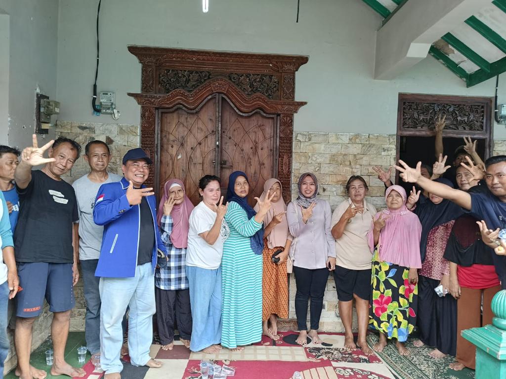 Kampanye Perdana, Dini Amalia Pilih Blusukan di RT 04 RW 04 Kampung Sitimulya 