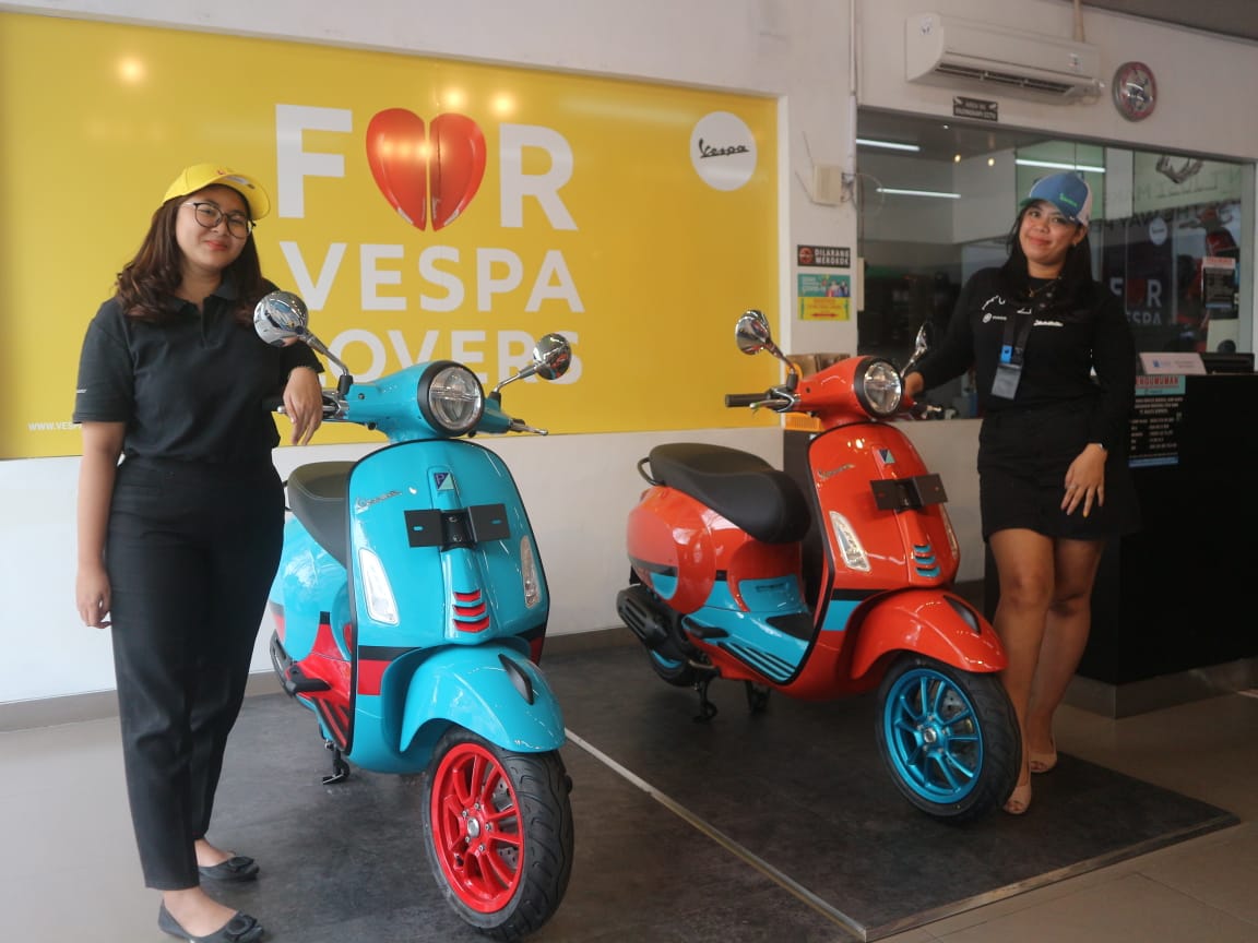 LIMITED EDITION! Vespa Primavera Color Vibe Hanya Ada 20 Unit di Dealer Saluyu Vespario Cirebon