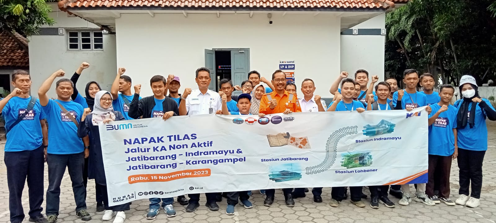 Mengenang Sejarah Perekereta Apian, Daop 3 Cirebon dan Komunitas Kereta Api Lakukan Napak Tilas