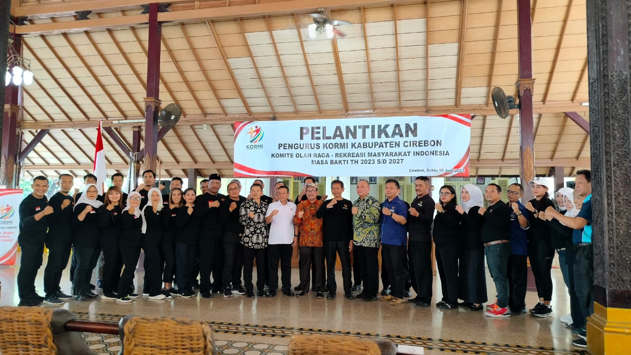 Resmi dilantik, Kormi Kabupaten Cirebon Targetkan Segudang Prestasi 