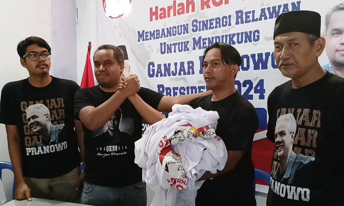 Relawan Projo Terpecah Belah, Pusat Prabowo, PAC Babakan Cirebon Dukung Ganjar