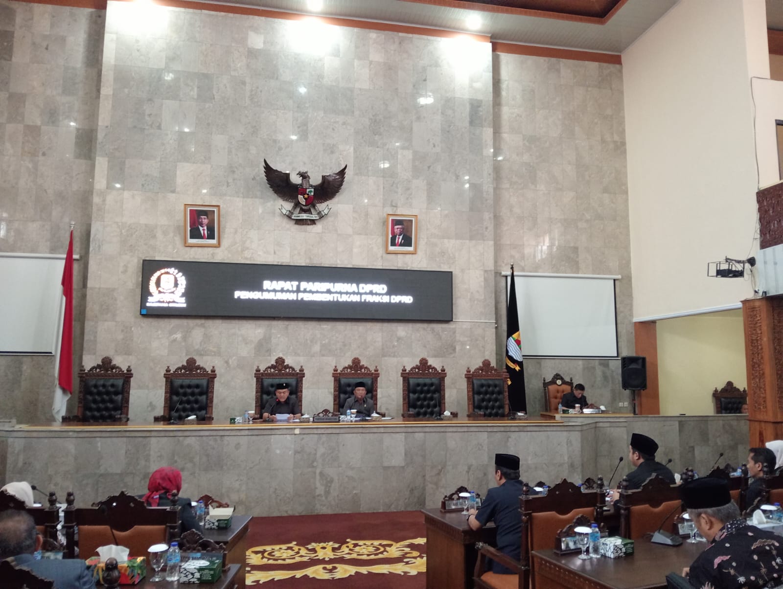 Tujuh Fraksi di DPRD Resmi di Bentuk, Berikut Susunannya