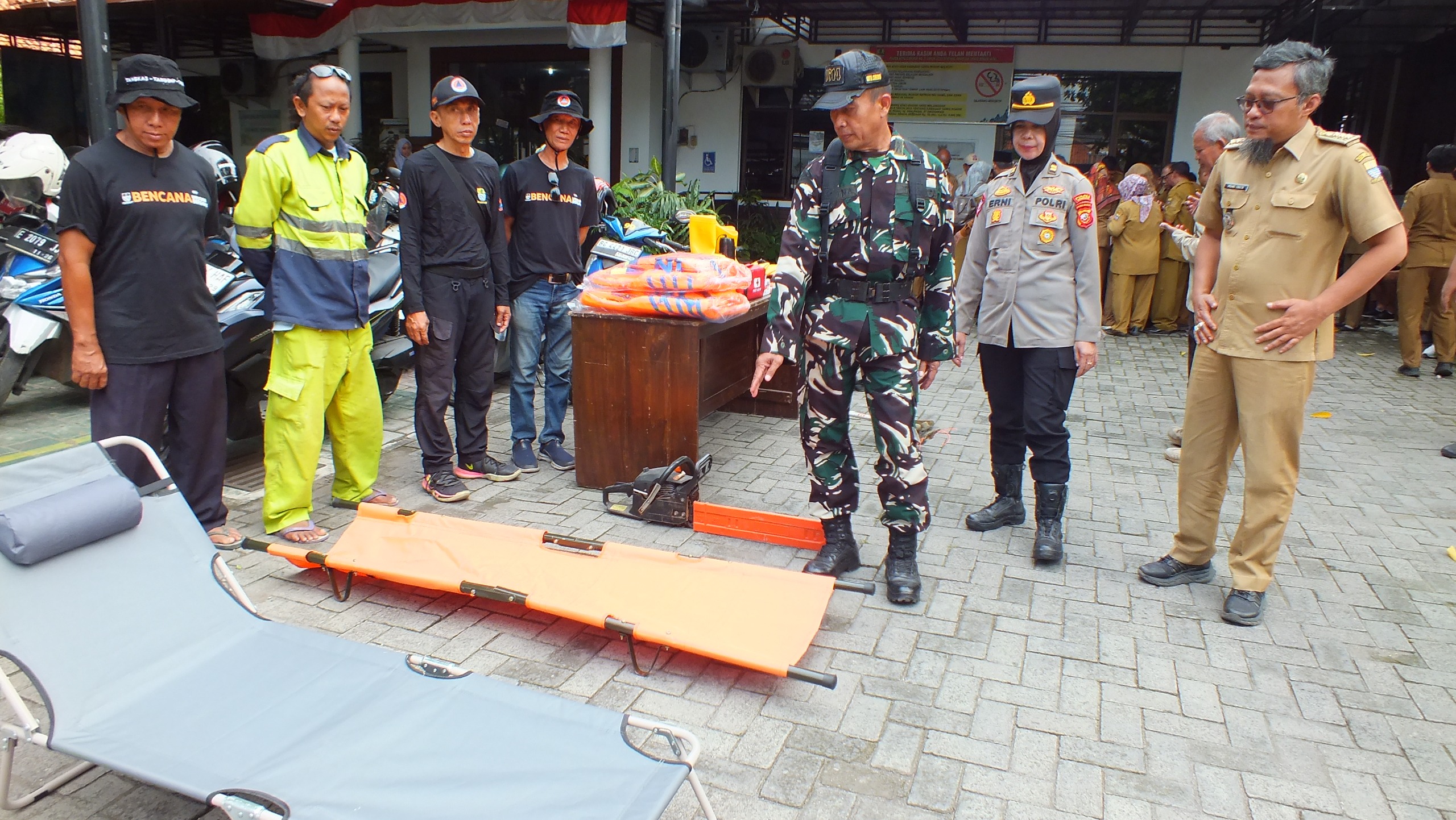 Siaga Bencana Alam, Ini yang Dilakukan Danramil Kesambi Kota Cirebon 