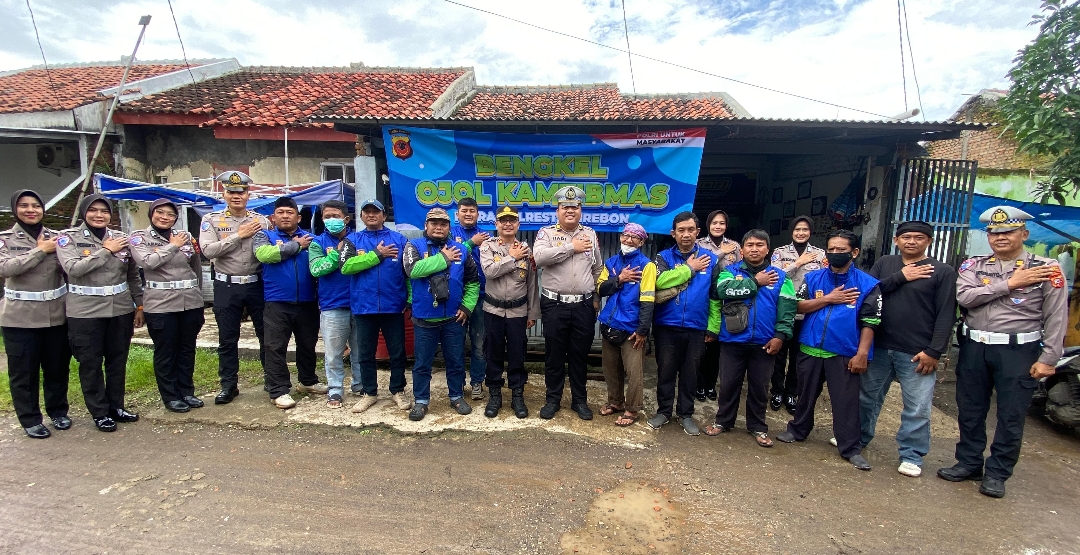 Polresta Cirebon Gandeng Ojek Online Jaga Kamtibmas Lewat Cara Ini... 