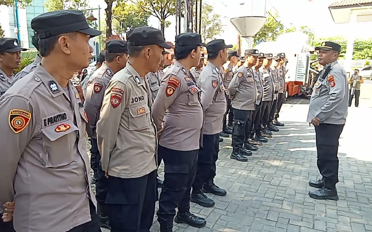 154 Personel Gabungan Polres Ciko Amankan Sidang PK Saka Tatal