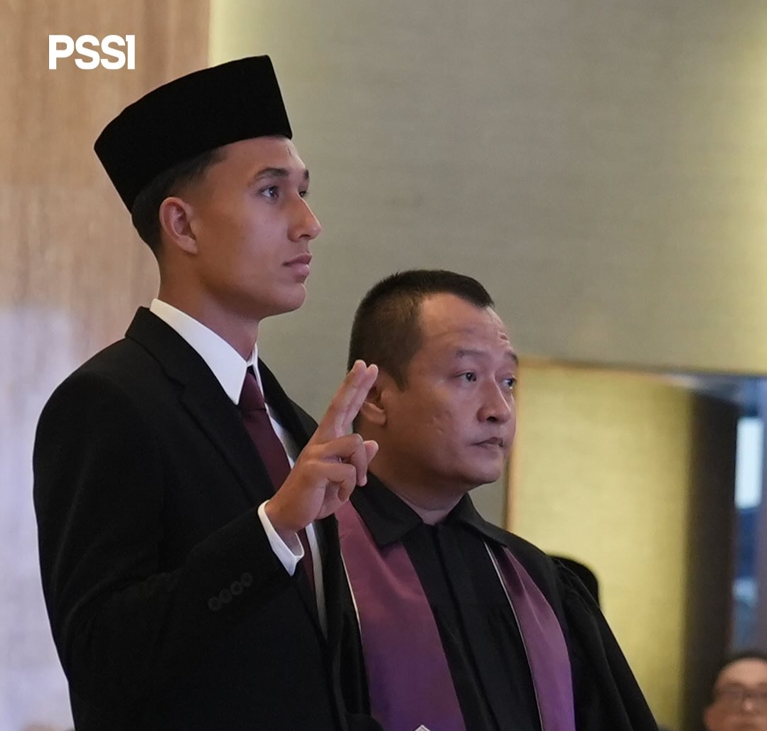 Disumpah Menjadi WNI, Miliano Jonathans Siap Memperkuat Timnas Indonesia 