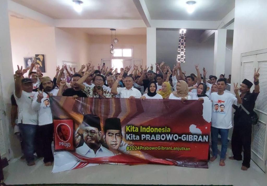 Haryanto-Projo Optimis Prabowo-Gibran Menang Satu Putaran