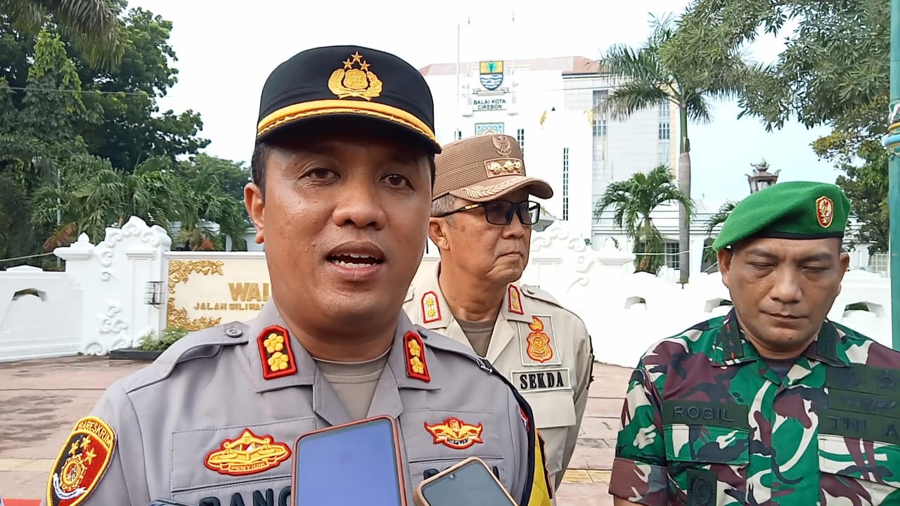 270 Personel Polres Cirebon Kota Siap Amankan Pemilu 2024, TPS Rawan Dijaga 2 Polisi