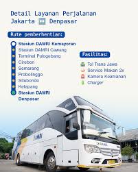 DAMRI Jakarta-Bali: Fasilitasnya Lengkap Banget