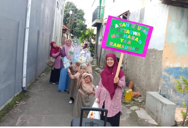 RA Tahfiz Quran Attaqwa Gekar Pawai Tarhib Sambut Ramadan 1446 H