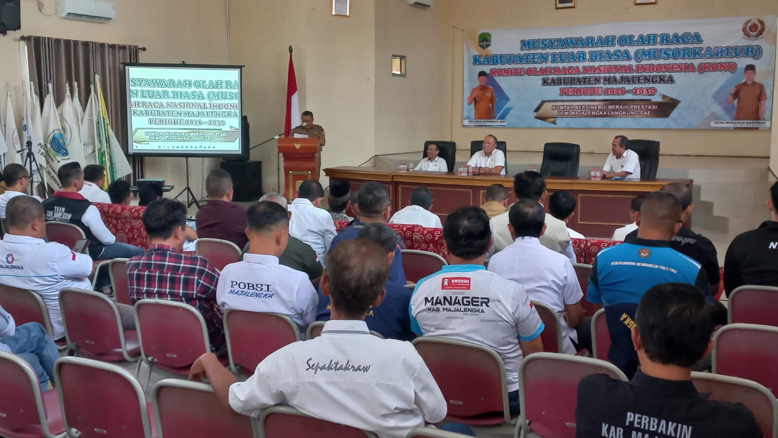 Kadispora Buka Musorkablub KONI Majalengka 2026, Minta Pengurus Baru Gerak Cepat Hadapi Porprov Jabar