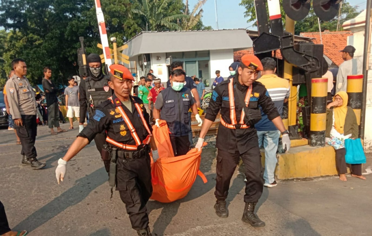 Jasad Pria Tergeletak di Jalur Kereta di Dekat Lawanggada Cirebon, Kondisi Mengenaskan 
