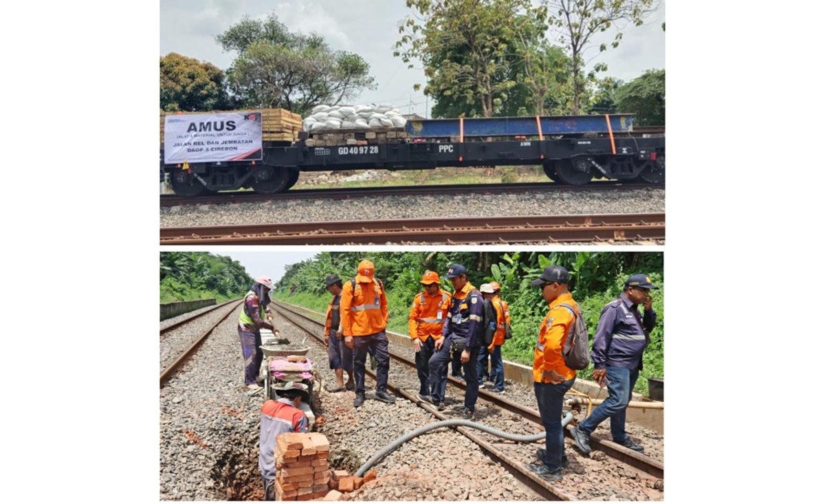 Tak Mau Ada Gangguan! Ini 10 Titik Rawan Jalur Kereta Api Daop 3 Cirebon yang Diawasi Ketat Saat Nataru