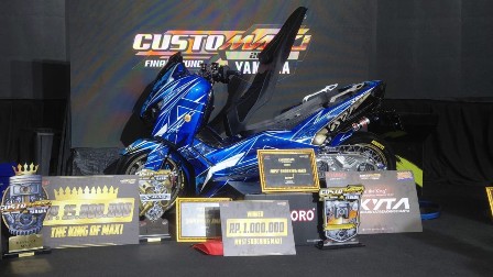 Dari Motorized sampai Emblem Emas, Puluhan Modifikasi Sukses Curi Perhatian Pengunjung Grand Final CustoMAXi 