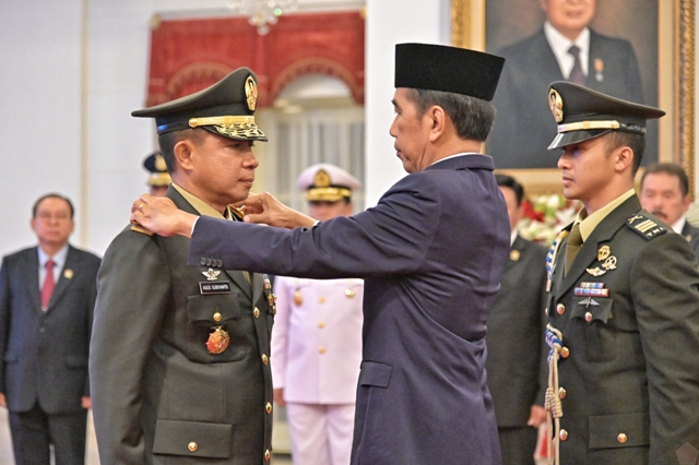 Resmi, Jenderal Agus Subiyanto Dilantik Menjadi Panglima TNI oleh Presiden Jokowi