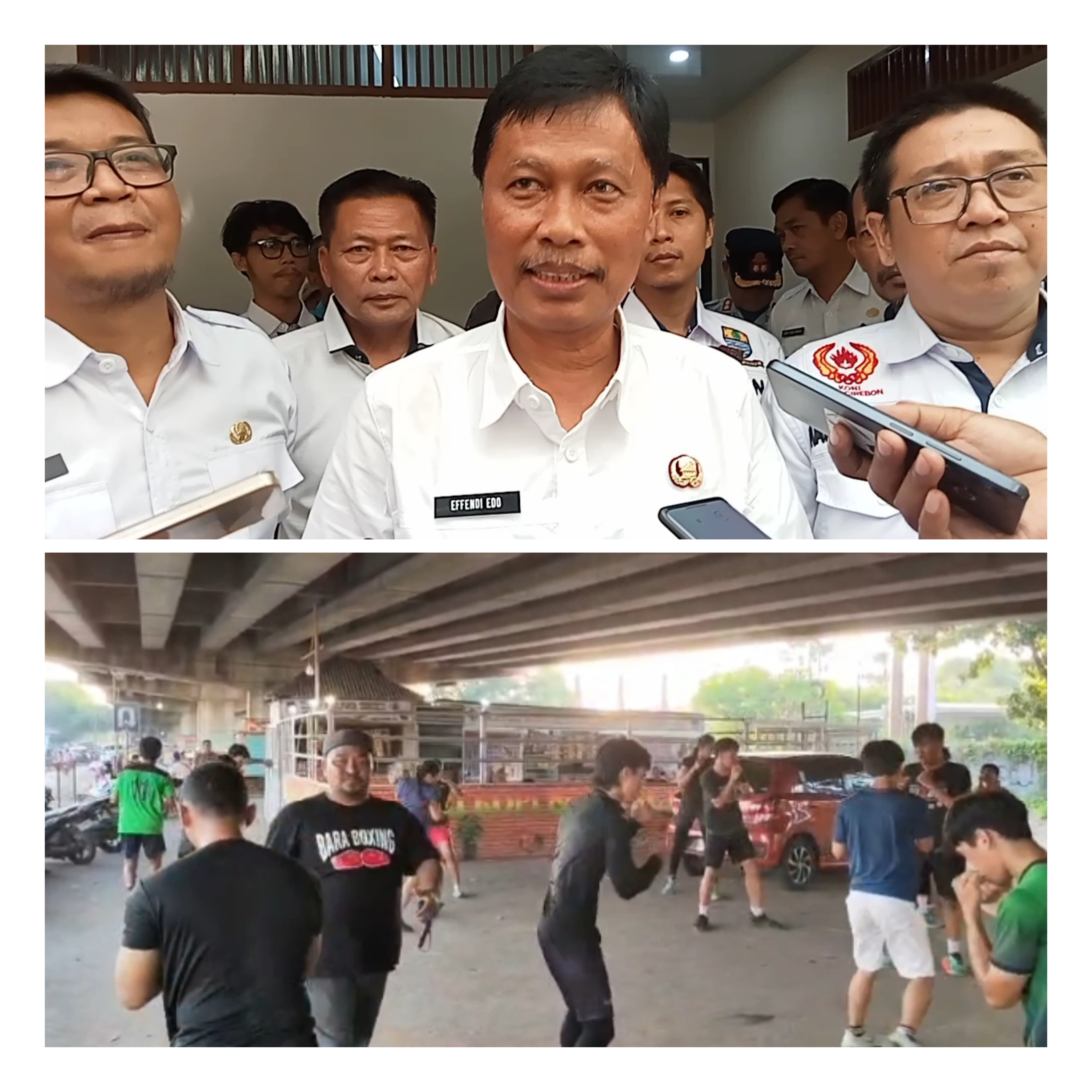 Pro Kontra Arena Tinju di Kolong Fly Over Cirebon, Walikota Edo Buka Suara