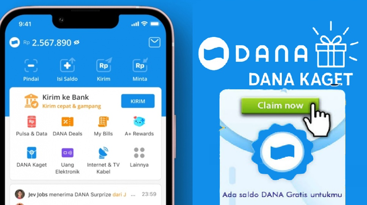 Selamat! Saldo Sebesar Rp265.000 Siap Masuk ke E-Wallet Kamu dari Program DANA Kaget Hari Ini! Klaim Sekarang!