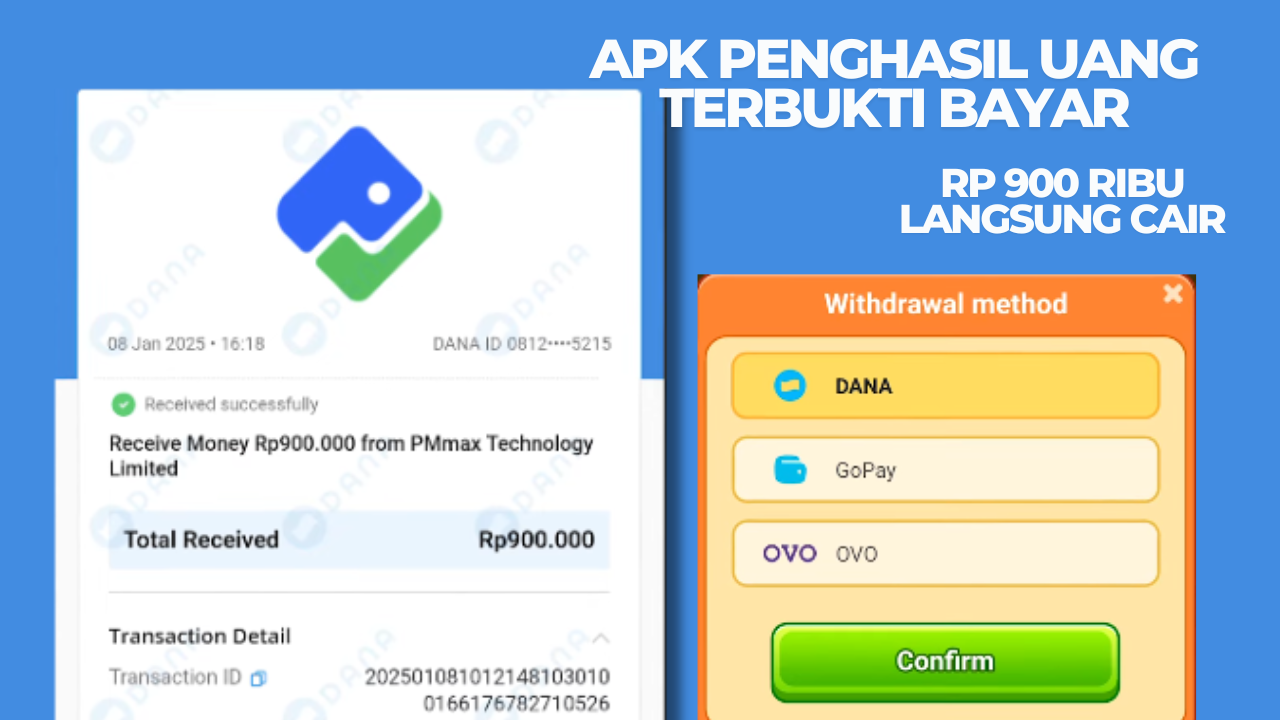 Aplikasi Penghasil Uang Terbaru 2025 Bukan Receh, Saldo DANA Rp900 Ribu Langsung Cair Tanpa Undang Teman