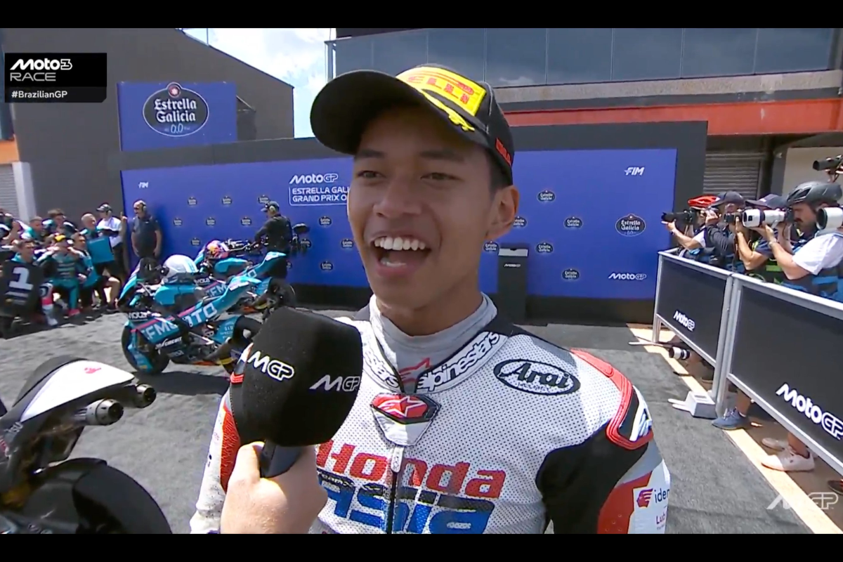 Veda Ega Ukir Sejarah! Begini Pernyataan Usai Podium Moto3 Brasil 2026