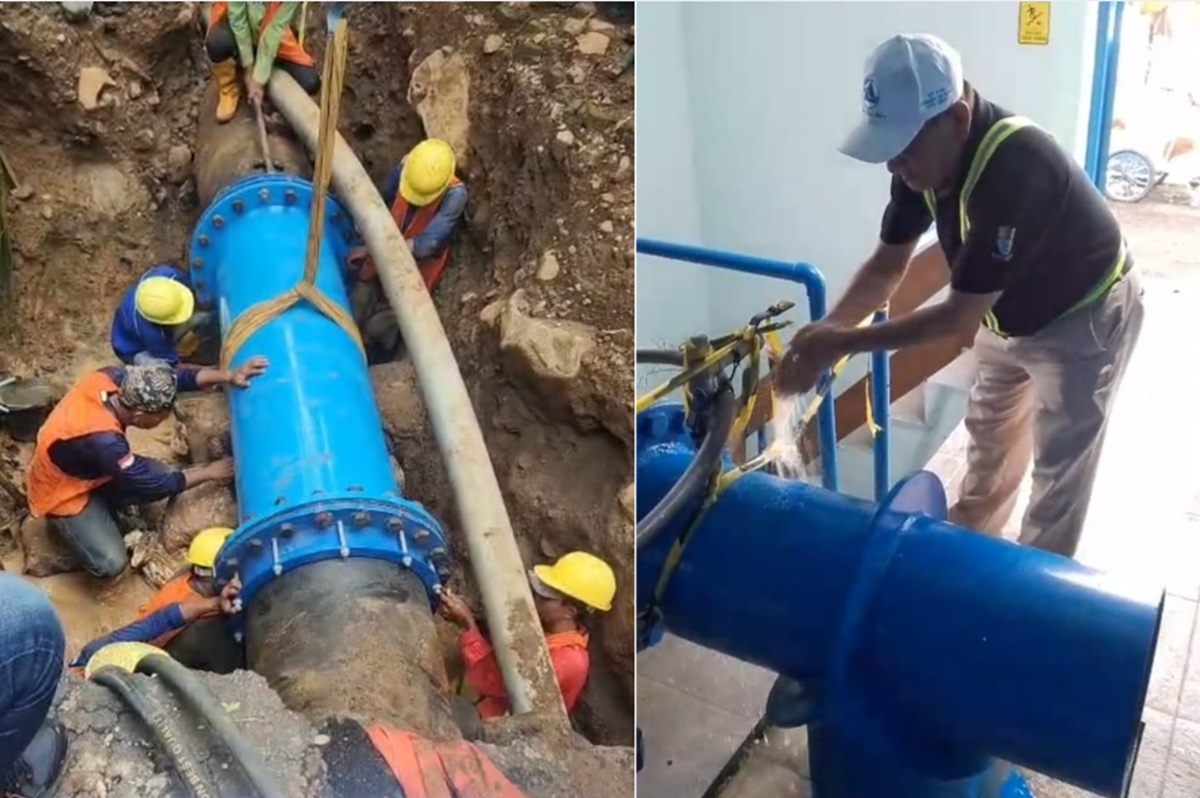 Perbaikan Pipa PDAM Rampung, Distribusi Air Bersih di Kota Cirebon Kembali Normal