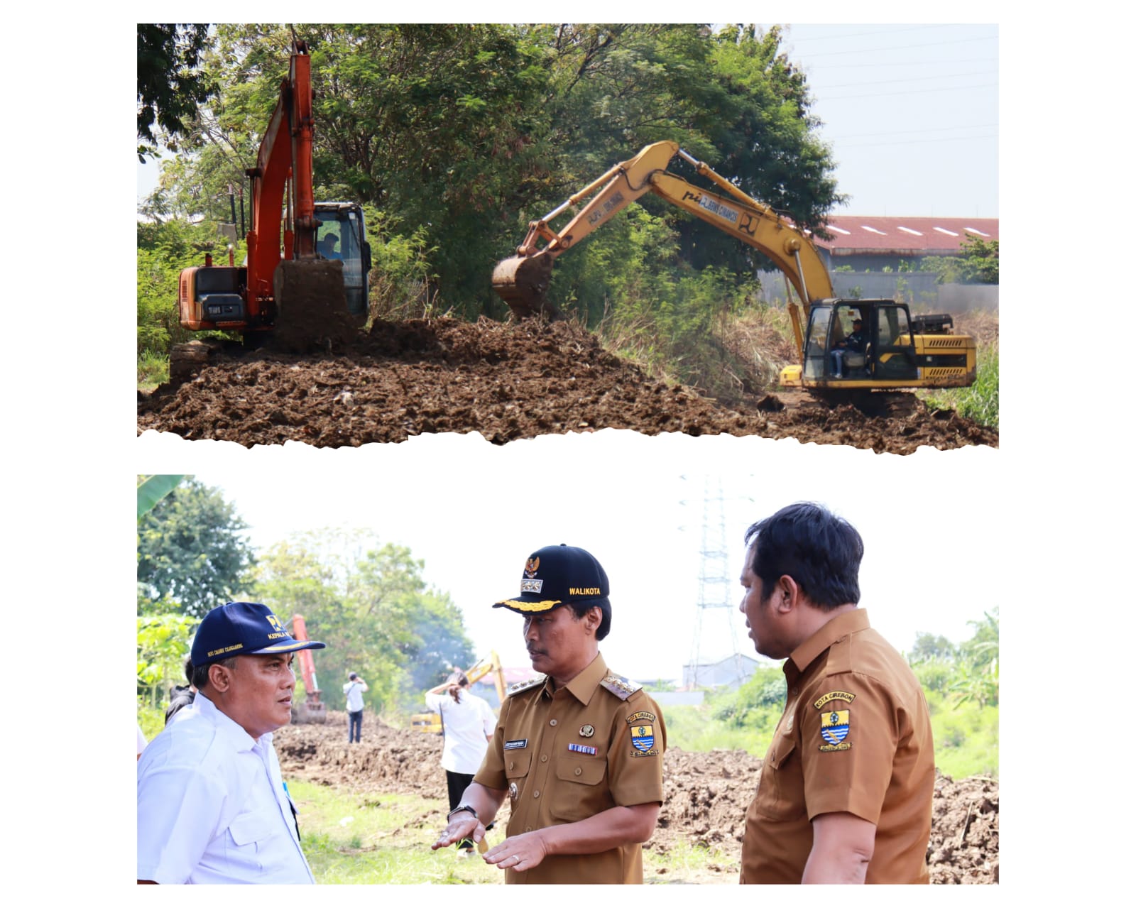 Cegah Banjir Datang Kembali, Sungai Cikalong Kota Cirebon Mulai Dikeruk