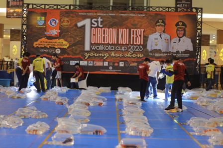 Ratusan Pencinta Ikan Koi Ikut Cirebon Koi Fest 1st, Hadirkan Juri Mancanegara 