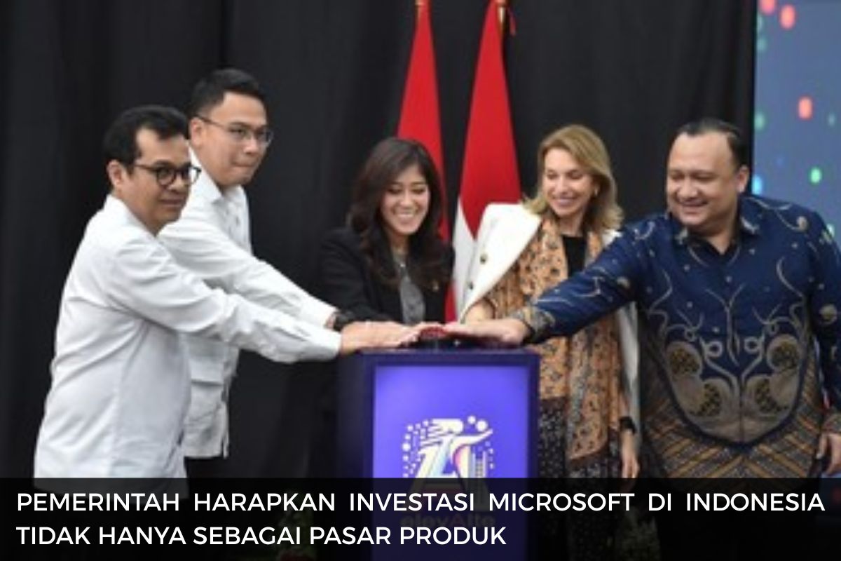 Microsoft Investasi 1,7 Miliar USD di Indonesia, Ini yang Diminta dan Diharapkan Pemerintah