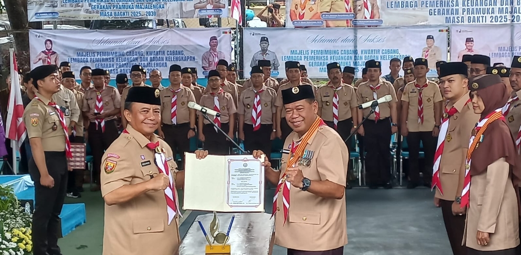 Resmi Dilantik! Kwarcab Pramuka Majalengka 2025–2030 Siap Bergerak untuk Masyarakat