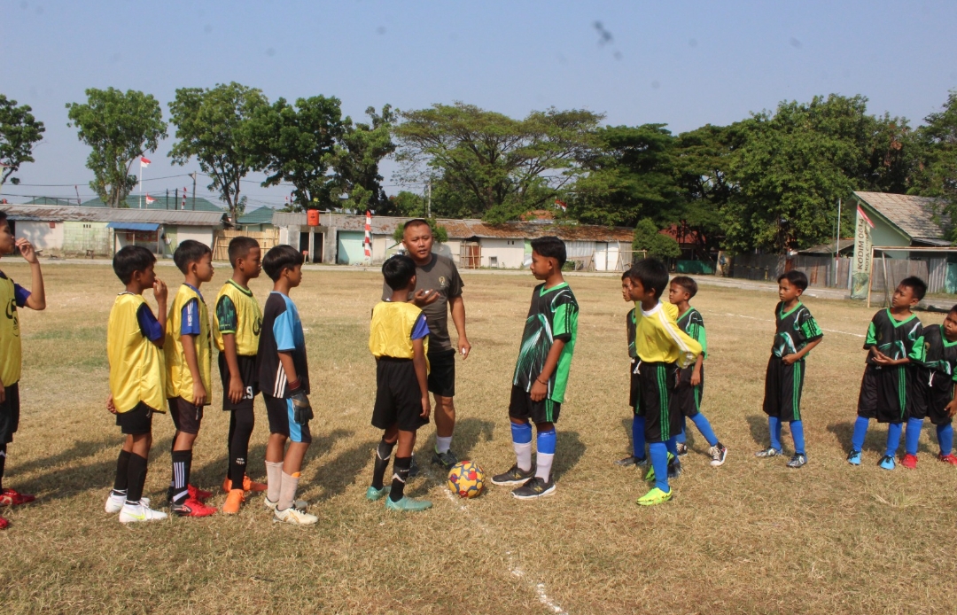 Ramaikan HUT ke-78 RI, Kodim 0614 Kota Cirebon Gelar Turnamen Mini Soccer Level SD dan SMP