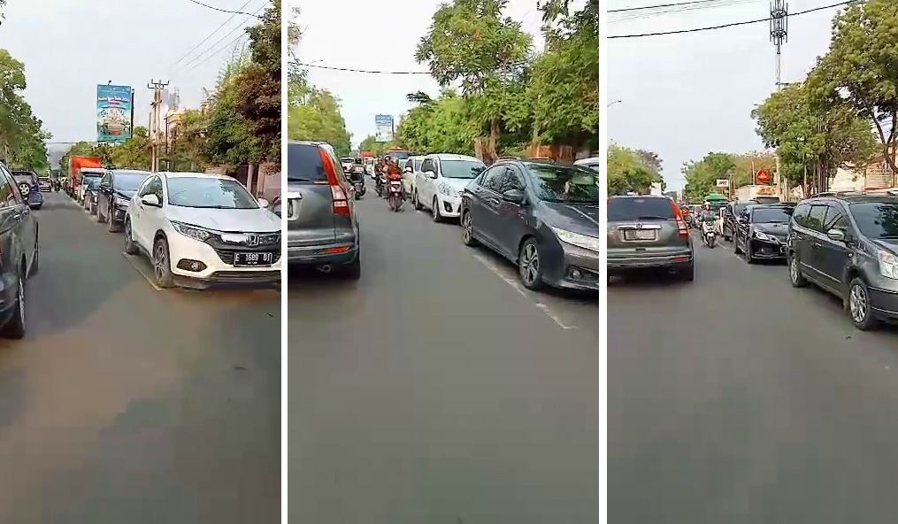 Ini U-Turn yang Ditutup, Jalan Pemuda Kota Cirebon Alami Kepadatan