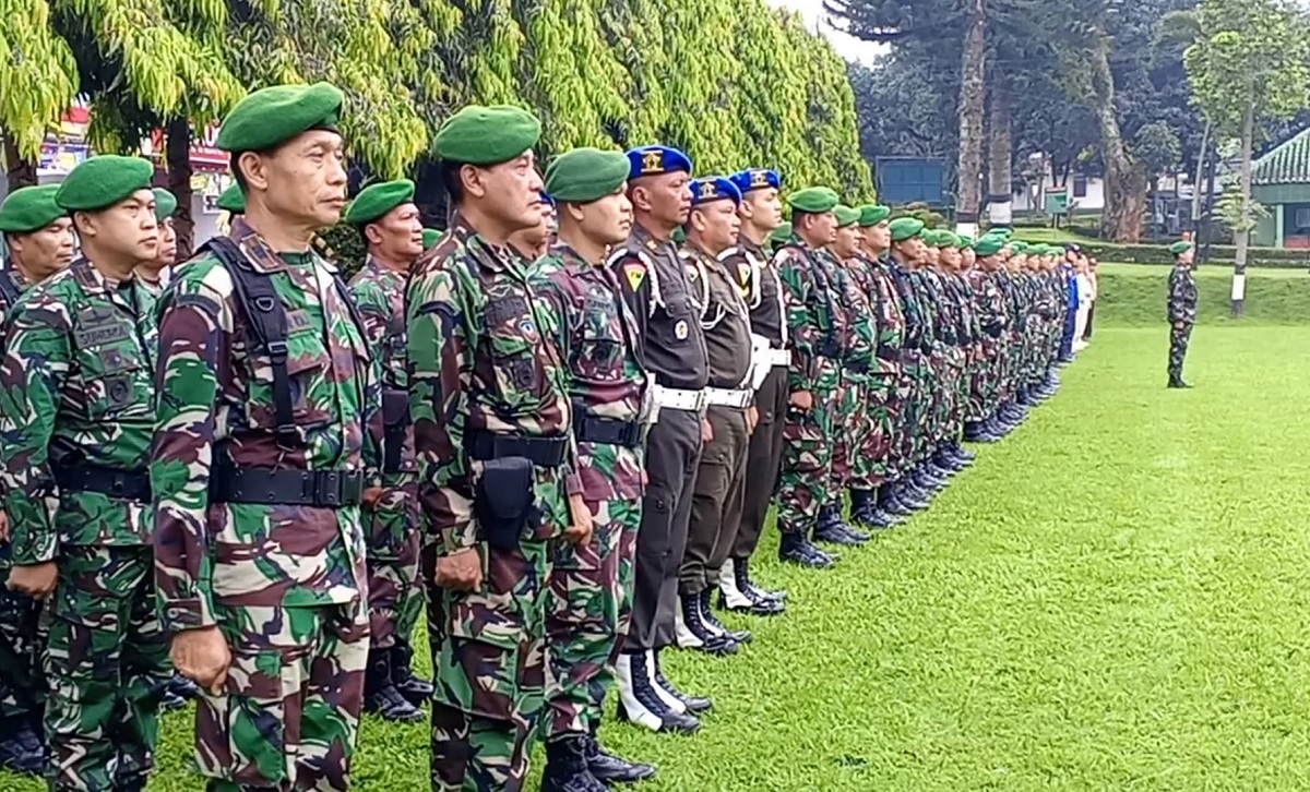 Kodim Kuningan Gelar Pasukan Siap Amankan Mudik dan Tangani Bencana Alam