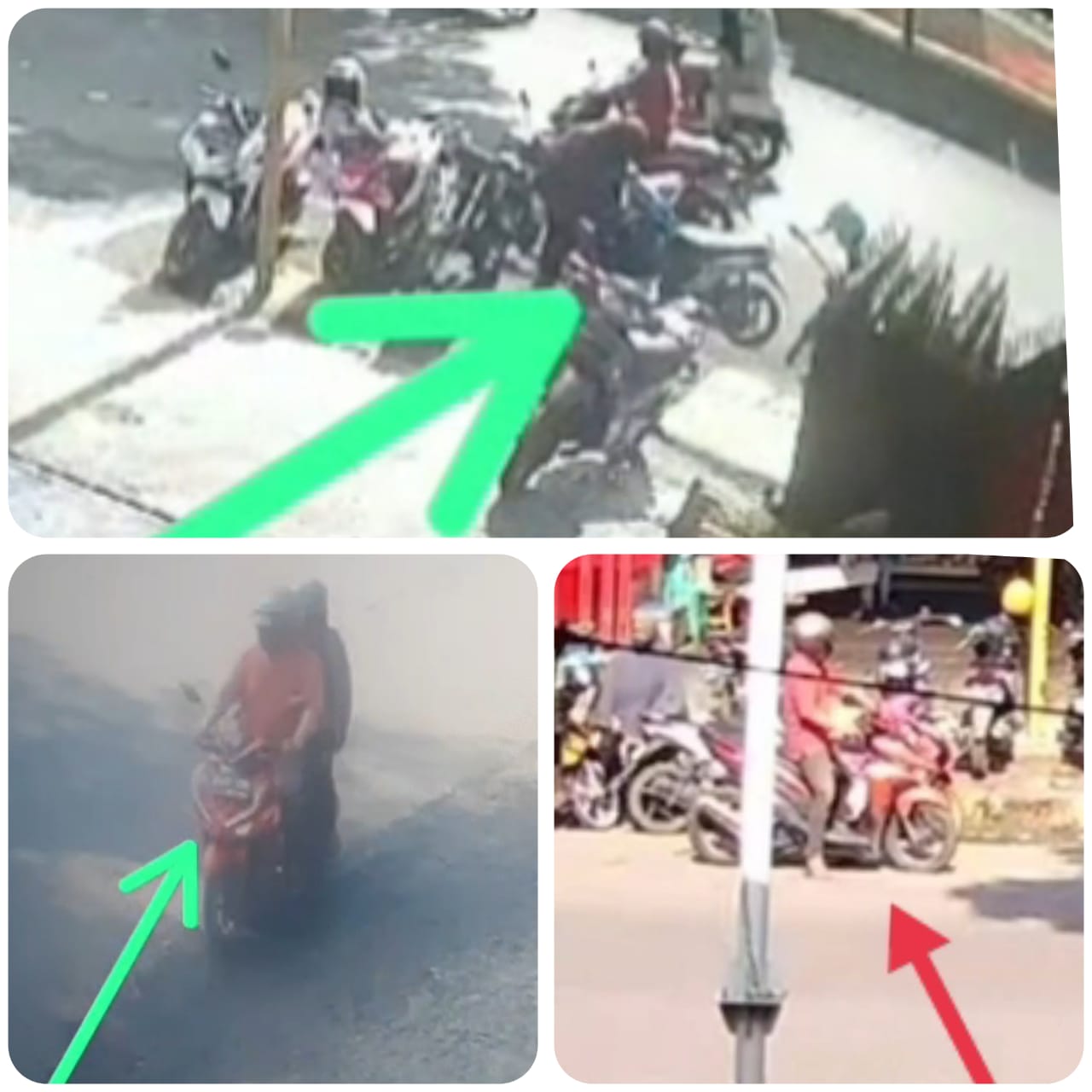 Handphone Tertinggal di Dashboard Motor Saat Parkir Depan Bengkel, Rekaman CCTV: Raib Dibawa Orang