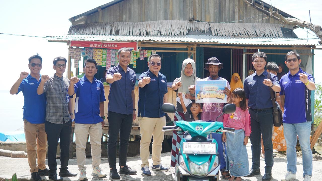Berkah Beli Motor YAMAHA MIO M3, Kader Posyandu Asal Kabupaten Poso Mendadak Jadi Miliarder
