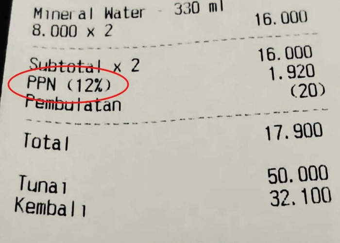 Viral, Struk Belanja PPN 12 Persen di Minimarket, Katanya Batal? Apa yang Terjadi?