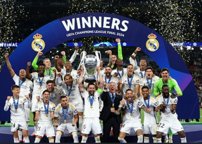 Real Madrid Berhasil Koleksi 15 Trofi Liga Champions Usai Kalahkan Borussia Dortmund 2-0