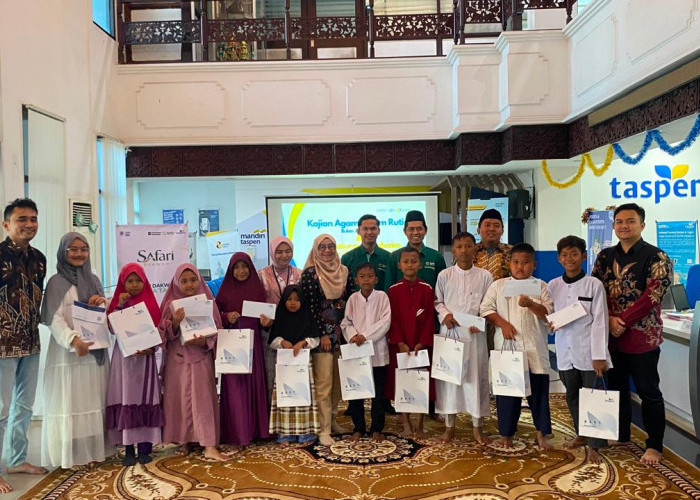 PT Taspen Gandeng BMH Gelar Pengajian dan Santunan untuk Santri  