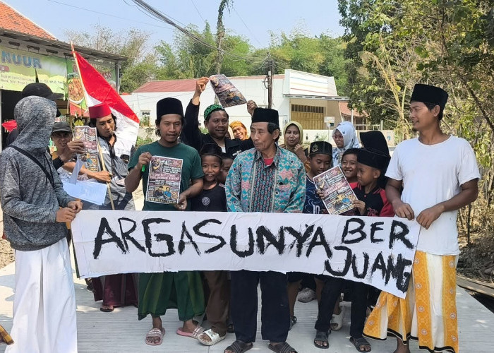 Bertahun-tahun Rusak, Jalan Kalilunyu–Benda Kerep Akhirnya Dibeton, Warga Argasunya Gelar Syukuran