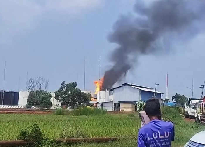 BREAKING NEWS: Sumur Pertamina di Losarang Indramayu Kebakaran